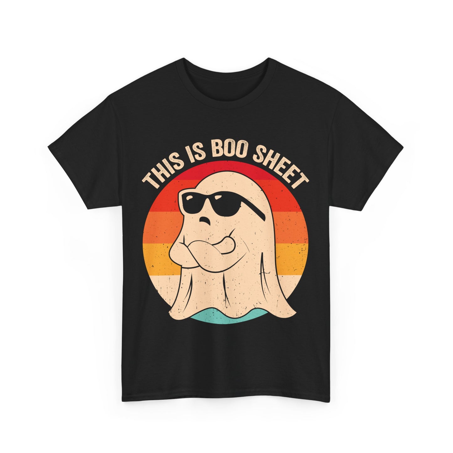 This Is Boo Sheet Ghost Retro Halloween Costume T-Shirt