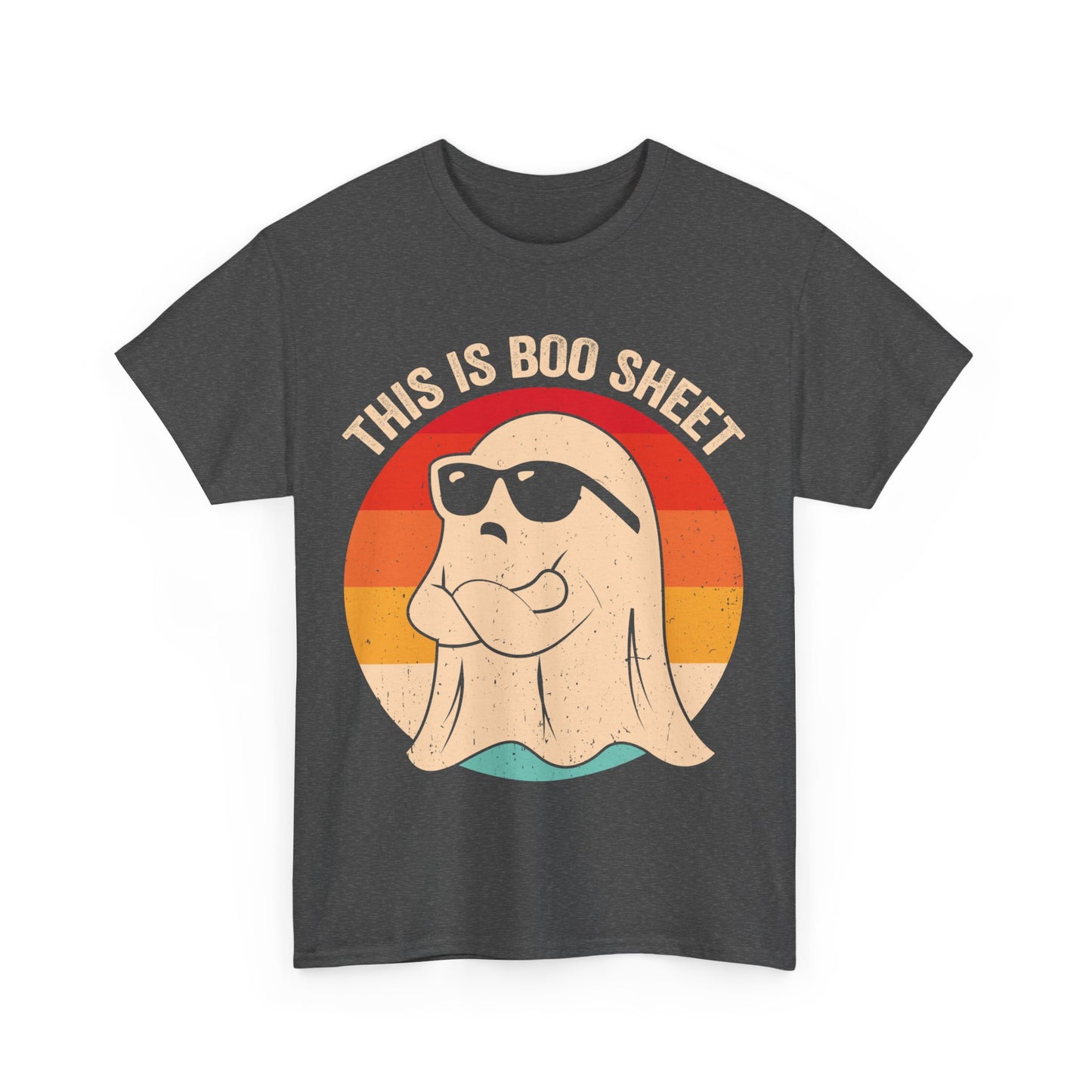 This Is Boo Sheet Ghost Retro Halloween Costume T-Shirt