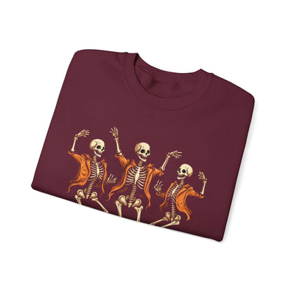 Funny Dancing Skeleton Halloween Sweatshirt