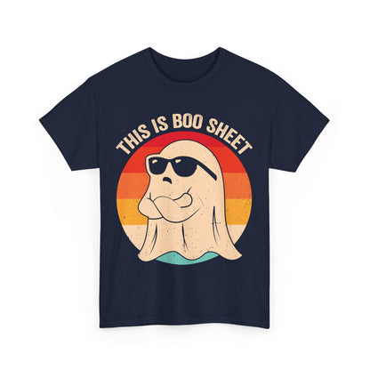 This Is Boo Sheet Ghost Retro Halloween Costume T-Shirt