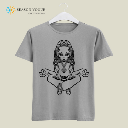 Alien Namaste T-Shirt