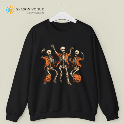 Funny Dancing Skeleton Halloween Sweatshirt